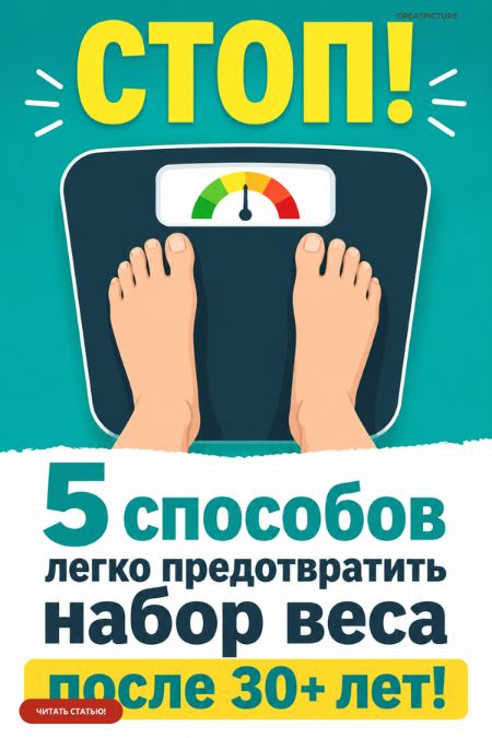 5 способов легко предотвратить набор веса