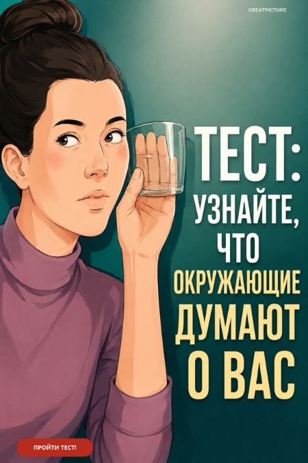 Тест: узнайте, что окружающие думают о вас