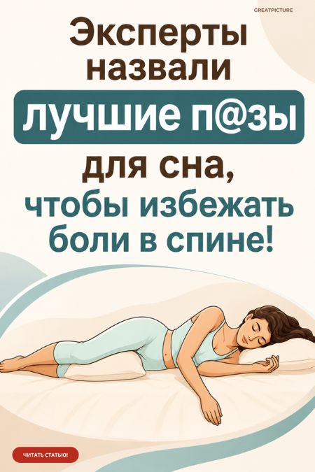 Эксперты назвали лучшие п@зы для сна