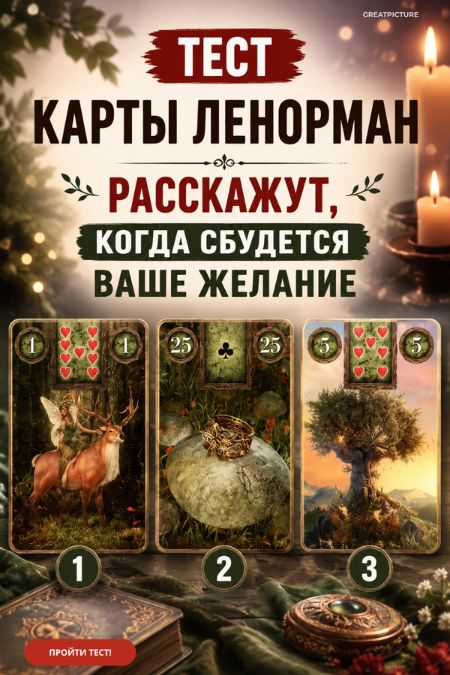 Тест. Карты Ленорман расскажут