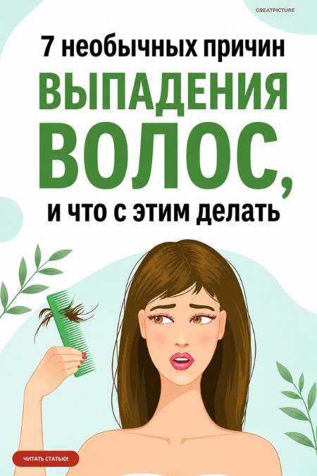 7 необычных причин выпадения волос
