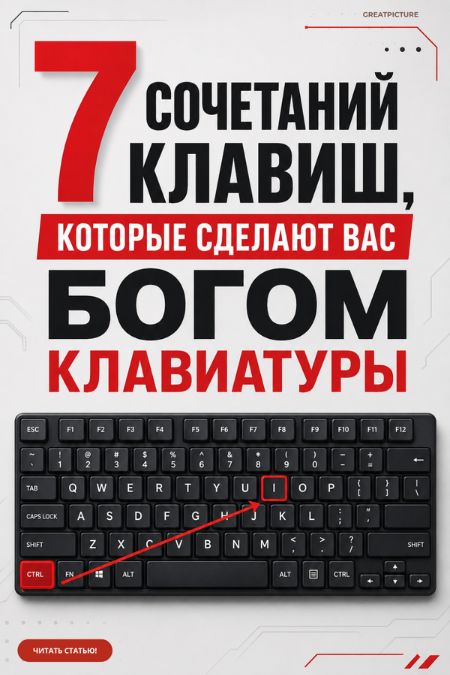 7 сочетаний клавиш