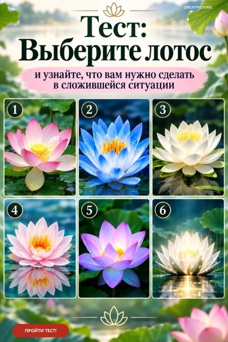 Тест: Выберите лотос