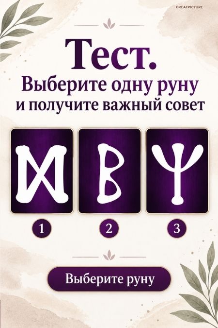 Тест. Выберите одну руну и получите важный совет