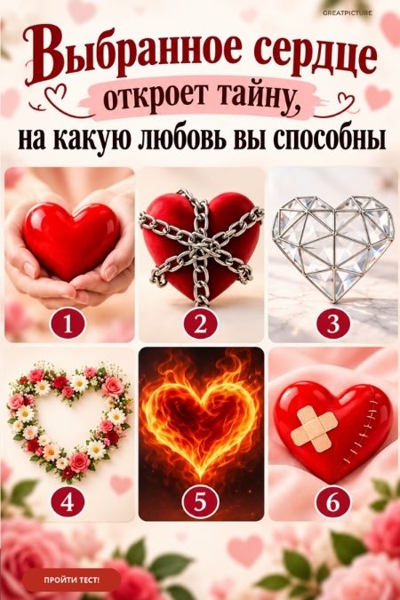 Выбранное сердце откроет тайну на какую любовь вы способны