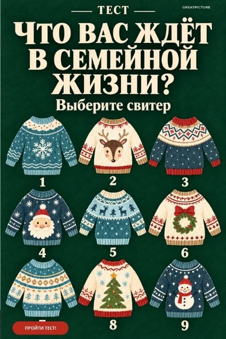 Тест: Узнайте, что новенького вас ждёт в семейной жизни