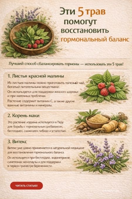 травы гормональный баланс