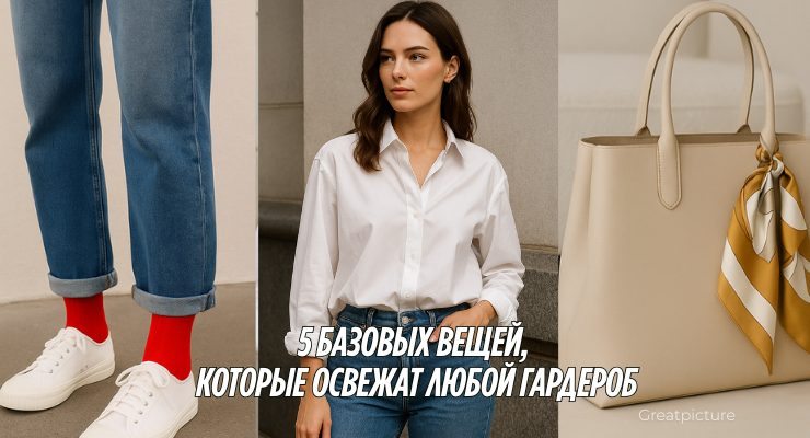 5 базовых вещей, которые освежат любой гардероб