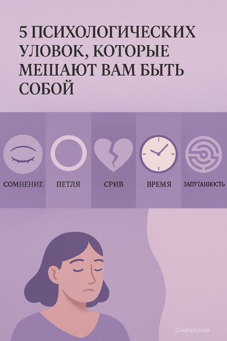 Пять психологических уловок: сомнение, петля зацикленности, эмоциональный срыв, давление времени, запутанность-pin