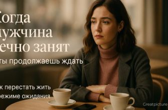 Женщина у окна в ожидании мужчины, который постоянно занят.