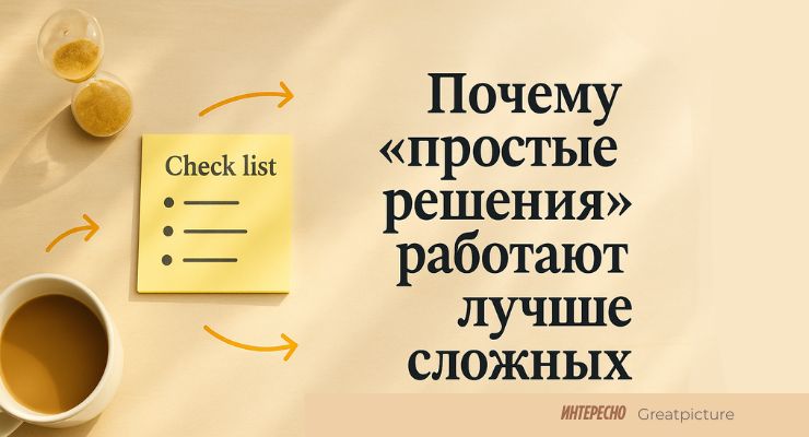 Обложка с таймером и коротким чек-листом как символом простого решения.
