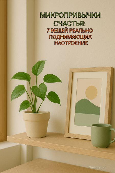 Микропривычки счастья: 7 вещей реально поднимающих настроение