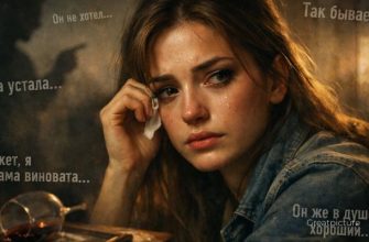 Женщина грустит, пытаясь оправдать чужое плохое отношение