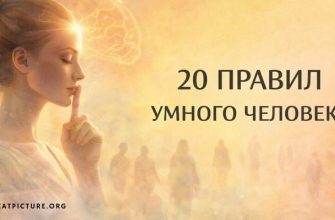 20 правил умного человека – обложка статьи о личных границах и спокойной уверенности
