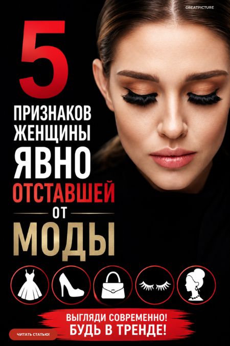 5 признаков женщины явно отставшей от моды