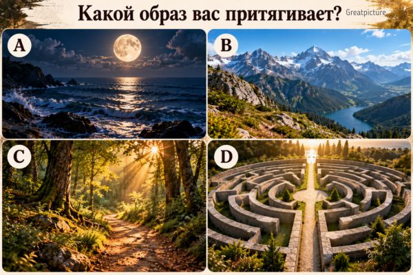 Четыре изображения природы и лабиринта
