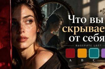 Миниатюра для психологического теста о скрытых чувствах и выборе цвета.
