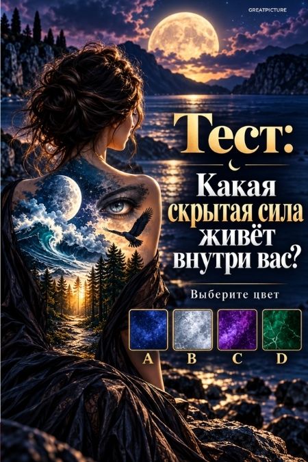 Тест: Какая скрытая сила живёт внутри вас?